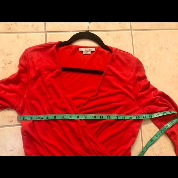 Red Boden faux wrap dress size 10 - Picture 6 of 7